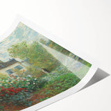 Artist's Garden in Argenteuil: Monet's Impressionist Floral Wall Art