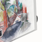Rooftops and Trees" Modern Wall Art - Abstract Contemporary Decor