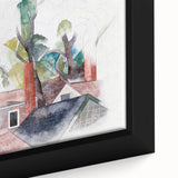 Rooftops and Trees" Modern Wall Art - Abstract Contemporary Decor