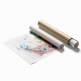 Rooftops and Trees" Modern Wall Art - Abstract Contemporary Decor