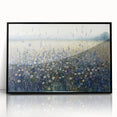 Tranquil Wildflower Field - Modern Living Room Wall Art