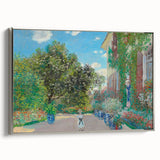 Artist's House at Argenteuil: Monet's Impressionist Garden Wall Art