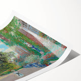 Artist's House at Argenteuil: Monet's Impressionist Garden Wall Art
