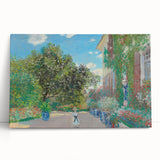 Artist's House at Argenteuil: Monet's Impressionist Garden Wall Art