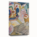 Modern Wall Art - Abstract Expressionist Composition with Bold Colors