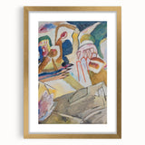 Modern Wall Art - Abstract Expressionist Composition with Bold Colors