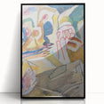 Modern Wall Art - Abstract Expressionist Composition with Bold Colors