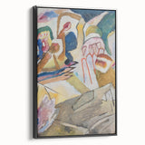 Modern Wall Art - Abstract Expressionist Composition with Bold Colors