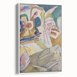 Modern Wall Art - Abstract Expressionist Composition with Bold Colors