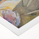 Modern Wall Art - Abstract Expressionist Composition with Bold Colors