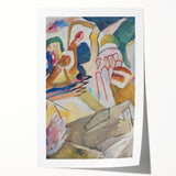 Modern Wall Art - Abstract Expressionist Composition with Bold Colors