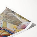 Modern Wall Art - Abstract Expressionist Composition with Bold Colors