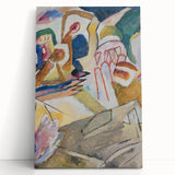 Modern Wall Art - Abstract Expressionist Composition with Bold Colors