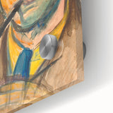 Modern Wall Art - Expressive Self-Portrait in Bold Brushstrokes