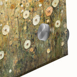 Golden Wildflower Meadow - Modern Living Room Wall Art