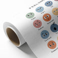 Feelings Typography Art Print – Emotions Chart for Kids and Home Decor