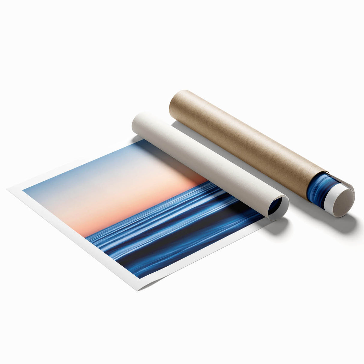Tranquil Ocean Flow – Dynamic Abstract Seascape Motion Wall Art