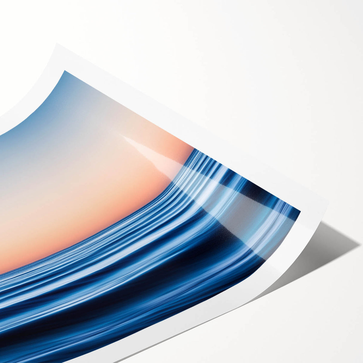 Tranquil Ocean Flow – Dynamic Abstract Seascape Motion Wall Art