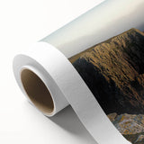 Beautiful rolled canvas print showcasing a stunning landscape of cliffs, featuring vibrant colors and intricate details, ideal for home decor and art enthusiasts.