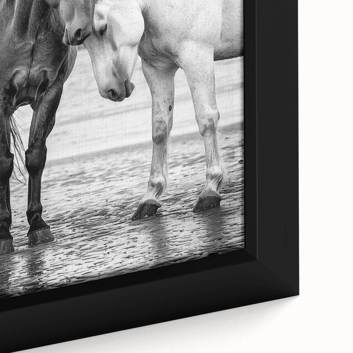 Framed canvas artwork showcasing a vibrant design of 50 colorful animals in intricate detail, perfect for enhancing home decor and adding a playful touch to any room.