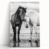 Colorful stretched canvas artwork featuring 50 stylized animal silhouettes in vibrant hues, perfect for enhancing home decor or art collections. Ideal for wildlife enthusiasts.