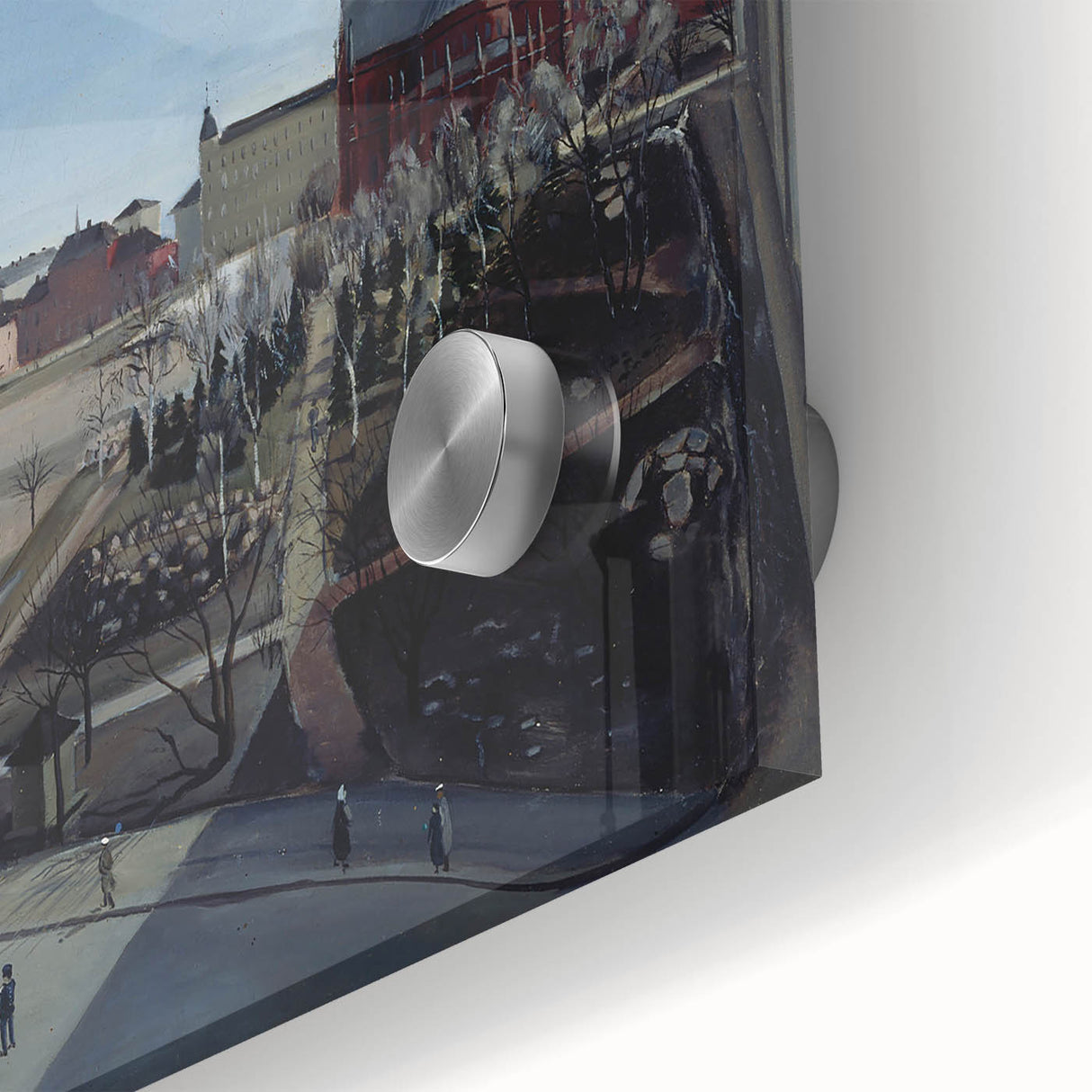 Urban Art Deco Wall Art – 1920s Cityscape with Vintage Charm
