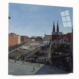 Urban Art Deco Wall Art – 1920s Cityscape with Vintage Charm