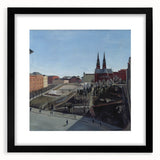 Urban Art Deco Wall Art – 1920s Cityscape with Vintage Charm