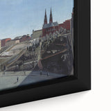 Urban Art Deco Wall Art – 1920s Cityscape with Vintage Charm