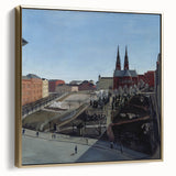 Urban Art Deco Wall Art – 1920s Cityscape with Vintage Charm