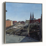 Urban Art Deco Wall Art – 1920s Cityscape with Vintage Charm