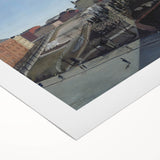 Urban Art Deco Wall Art – 1920s Cityscape with Vintage Charm