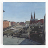 Urban Art Deco Wall Art – 1920s Cityscape with Vintage Charm