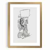 Dynamic Expressionist Dance Couple - Black and White Canvas Print