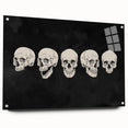 Halloween Canvas Art - Vintage Skull Expressions Print