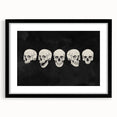 Halloween Canvas Art - Vintage Skull Expressions Print