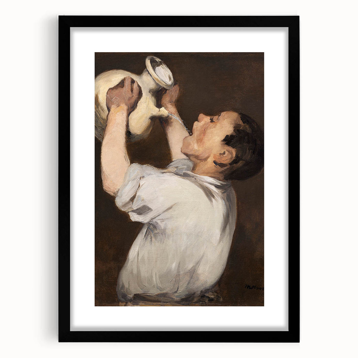 Édouard Manet's Boy with Pitcher - Classic Impressionist Portrait Art