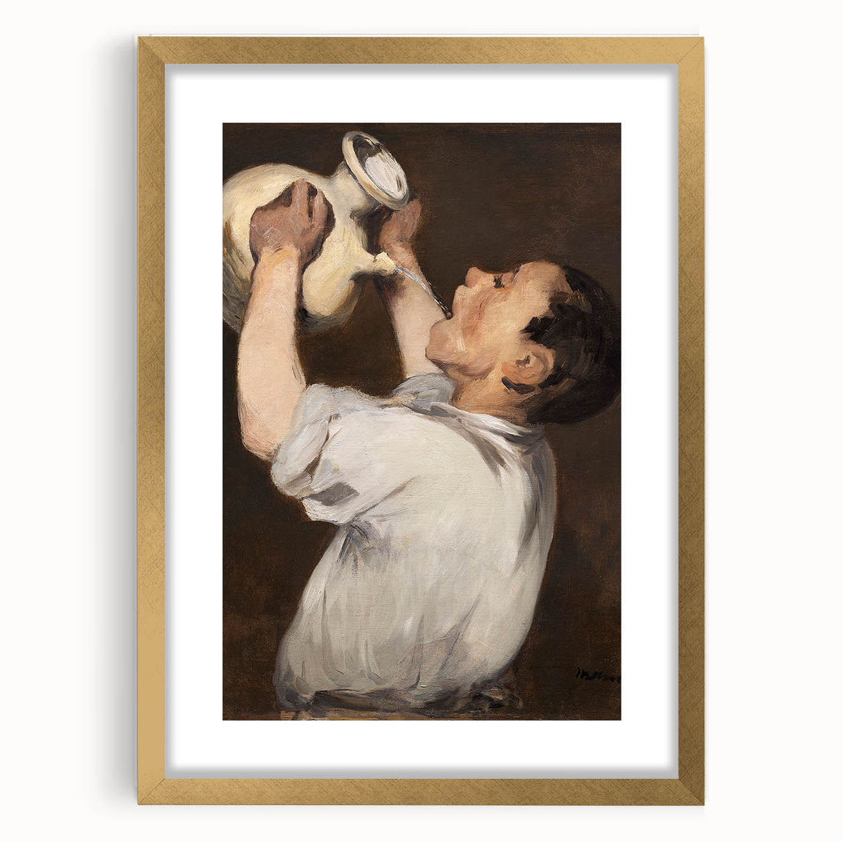 Édouard Manet's Boy with Pitcher - Classic Impressionist Portrait Art