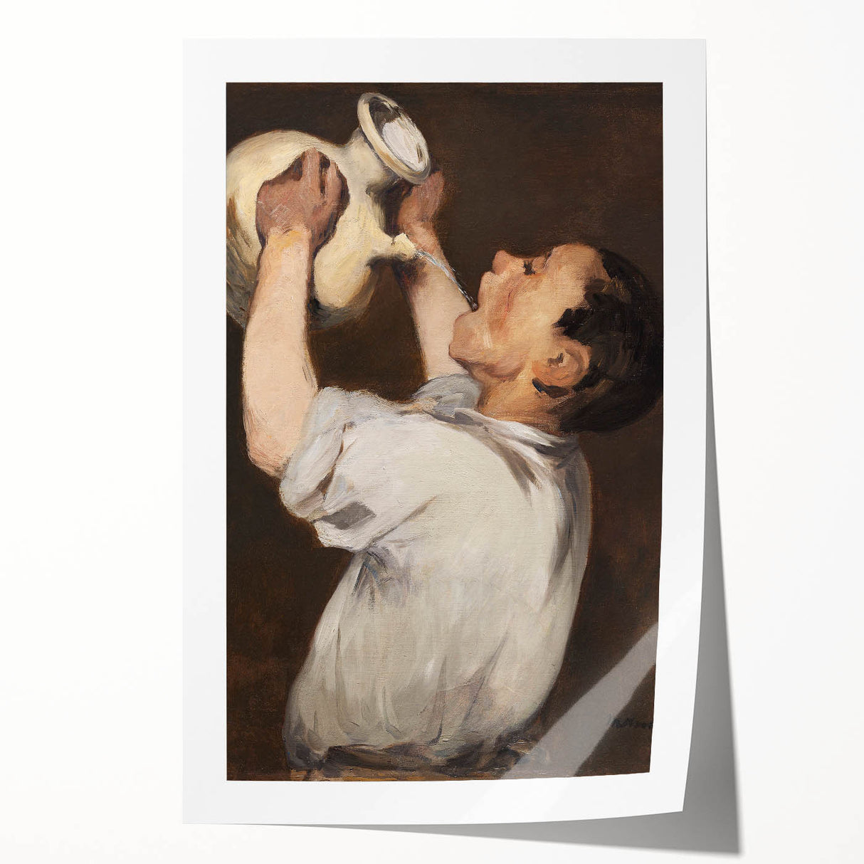 Édouard Manet's Boy with Pitcher - Classic Impressionist Portrait Art