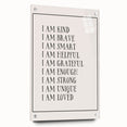 Kids Affirmation Nursery Wall Art – Baby Room Decor & Motivational Print