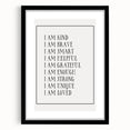 Kids Affirmation Nursery Wall Art – Baby Room Decor & Motivational Print