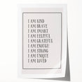 Kids Affirmation Nursery Wall Art – Baby Room Decor & Motivational Print