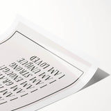 Kids Affirmation Nursery Wall Art – Baby Room Decor & Motivational Print