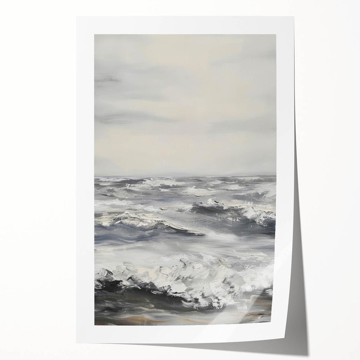 Vibrant rolled print showcasing a detailed landscape design featuring lush greenery and rolling hills, carefully packaged in a protective cardboard tube for safe shipping. Ideal for home decor enthusiasts and landscape art lovers.