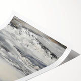 Rolled print showcasing a vibrant landscape design, featuring rich colors and intricate details, securely packaged in a protective cardboard tube for easy display.