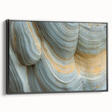 Black and white framed canvas featuring a close-up floral design, ideal for bedroom wall decor.