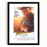 Retro Indiana Jones Last Crusade Poster Art - Vintage Adventure Prints