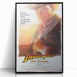 Retro Indiana Jones Last Crusade Poster Art - Vintage Adventure Prints