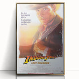 Retro Indiana Jones Last Crusade Poster Art - Vintage Adventure Prints