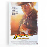 Retro Indiana Jones Last Crusade Poster Art - Vintage Adventure Prints